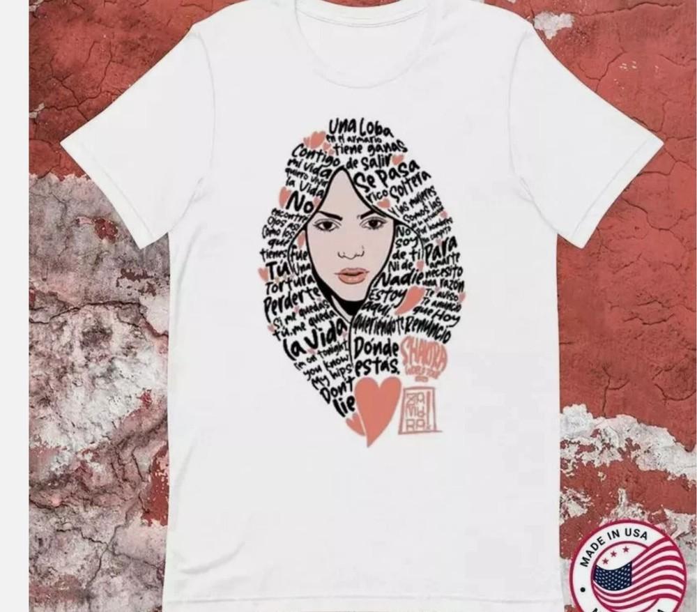 Shakira Song Las Mujeres Ya No Lloran World Tour 2025 T-shirts Unisex