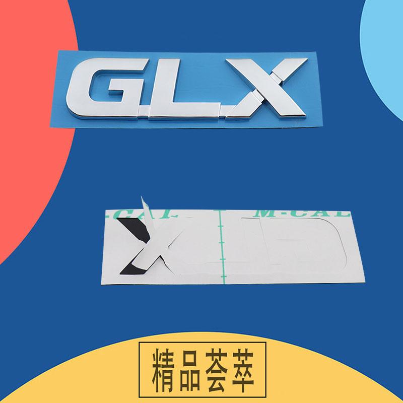 3D Premium GLX GL X for Pajero Montero Lancer Car Engine Hood Fender Trunk Tail Rear Bonnet Decal Emblem Badge Sticker