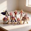 Dragon Ball Z Majin Buu Action Figure Set 9cm 8pcs Anime Collection Model Decoration Gift for Fans