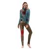 Halloween Costumes Zombie Skull Rack Cosplay Costumes Symbiotic One-Piece Adult