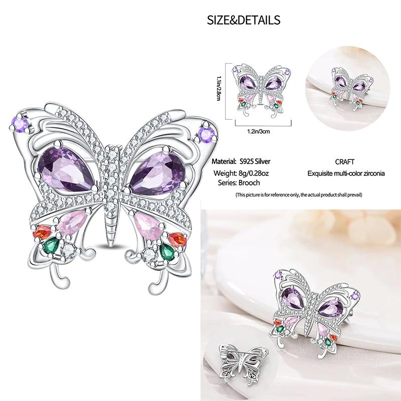 

Cubic Zirconia Parrot Bird Bouquet Butterfly Brooches For Women Pins Badges Office Party Friend Luxury Unisex Gifts Accessories