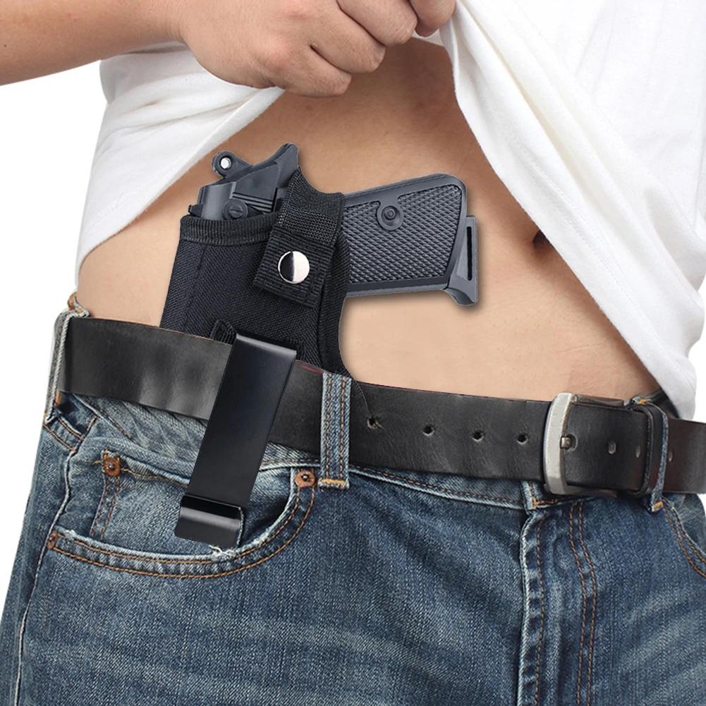 1 pcs Outdoor Tactical Hunting Holster Nylon Concealed Gun Pouch for Glock Sig Sauer Beretta Holster Tactical Equipment