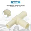 uxcell Heizungsschlauch, T-Stück, T-Rohr, Kompatibel mit Toy ota, RAV4, Passend für 2006-2008, 87248-20380, Beige, 2 Stück