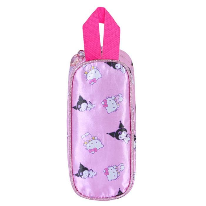 Etui Dublu 3D - Hello Kitty Jucăuș - Roz - Mărime Unică