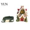 Unique Christmas Gift for Family Snow House Incense Burner, Backflow Holder, Holiday Tabletop Decorations Home Festive Xmas Desktop Figurine
