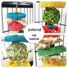 Straw Woven Chewing Toys & Decorative Hanging String for Bird Cages