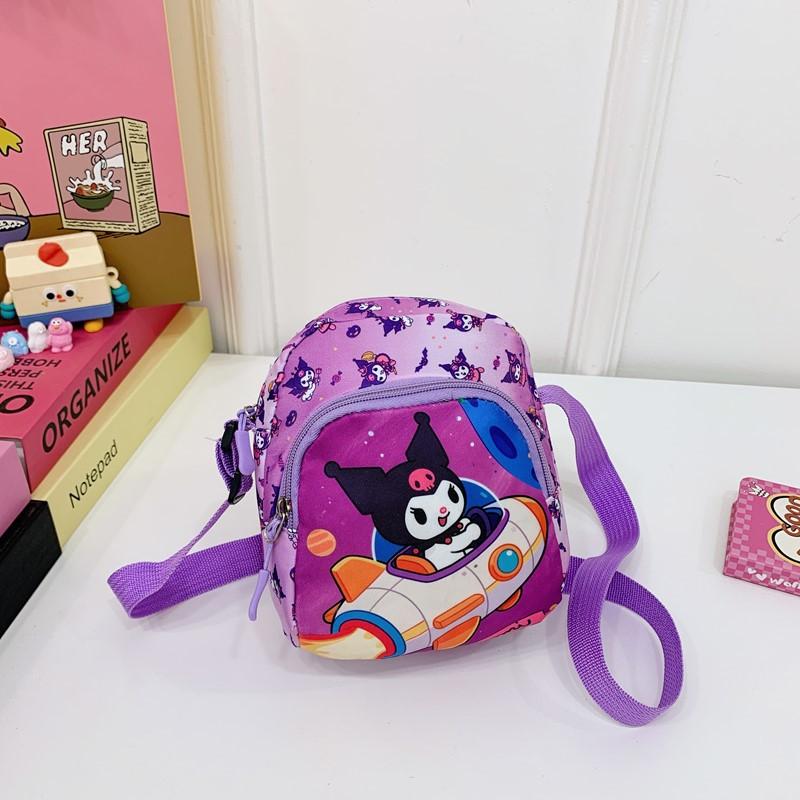 School Bag New Girl Bag Cute Cartoon Light Casual Oblique Change Bag