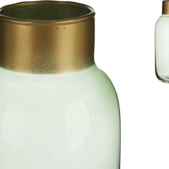 Dekorativní váza - Design - Zelená - Hladké sklo - 11 cm - Současný