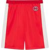 Casual Shorts Men's Red Moderate Straight Fit Pants 741490-XJFFA-6496