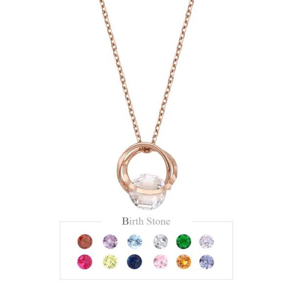 LLOYD Daily Basic Twin Volume Birthstone 10K Necklace LNT19068T