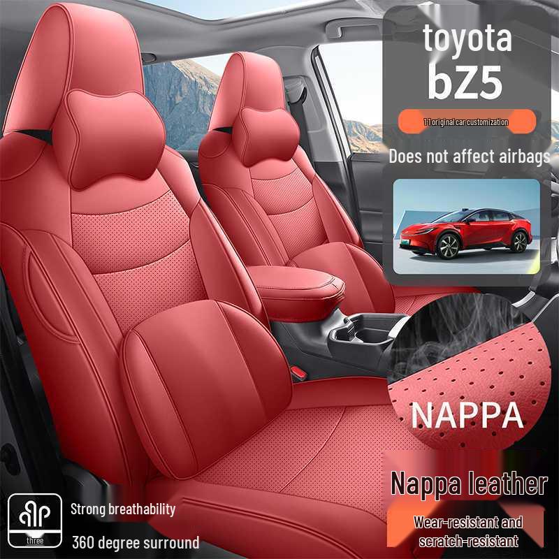 2025 Toyota bz5 Full Coverage Perforated Leather Seat Cover - Universal Four Seasons Cushion