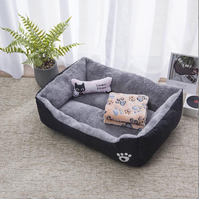 Winter Thickened Pet Bed for Dogs & Cats - Warm, Cozy Mat for Large & Medium Pets