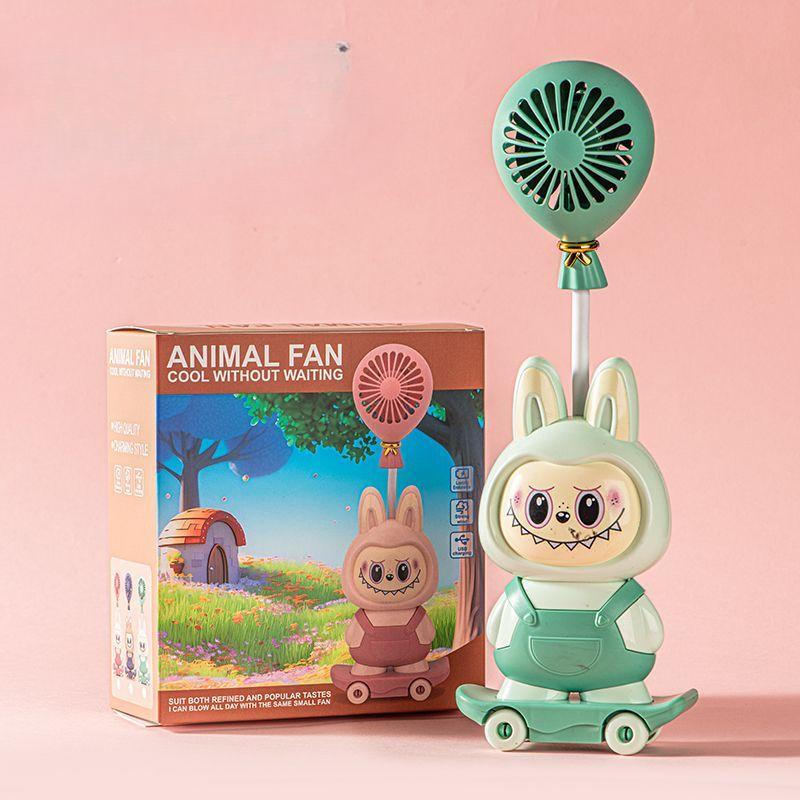 

Настольная лампа или вентилятор в виде скейтборда, милый светодиодный ночник для студенческого общежития, спальни, кабинета, с точилкой для карандашей Balloon Fan - Green