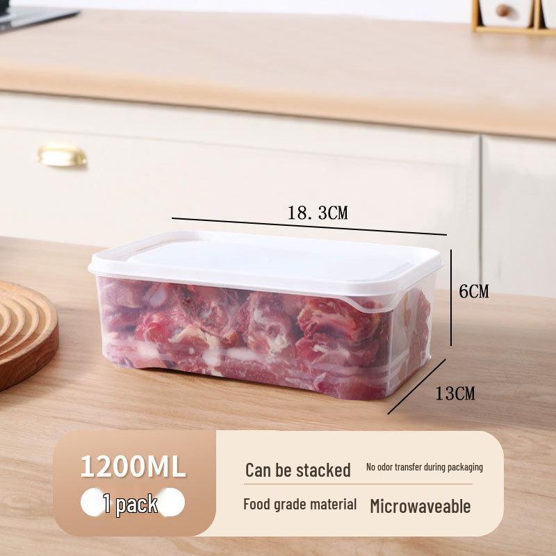 

Безопасный для микроволновой печи, пищевой органайзер для холодильника для хранения мяса и сохранения свежести