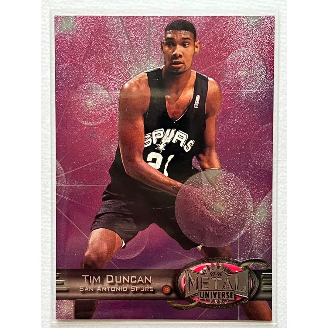 Used Tim Duncan San Antonio Spurs NBA Card