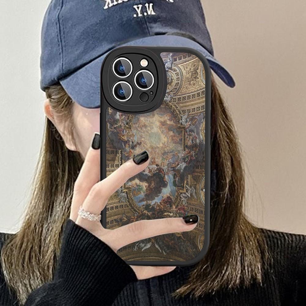 Renaissance Art Phone Case Hard Leather For iPhone 16 15 14 13 12 Mini 11 14 Pro Max Xs X Xr 7 8 Plus Fundas