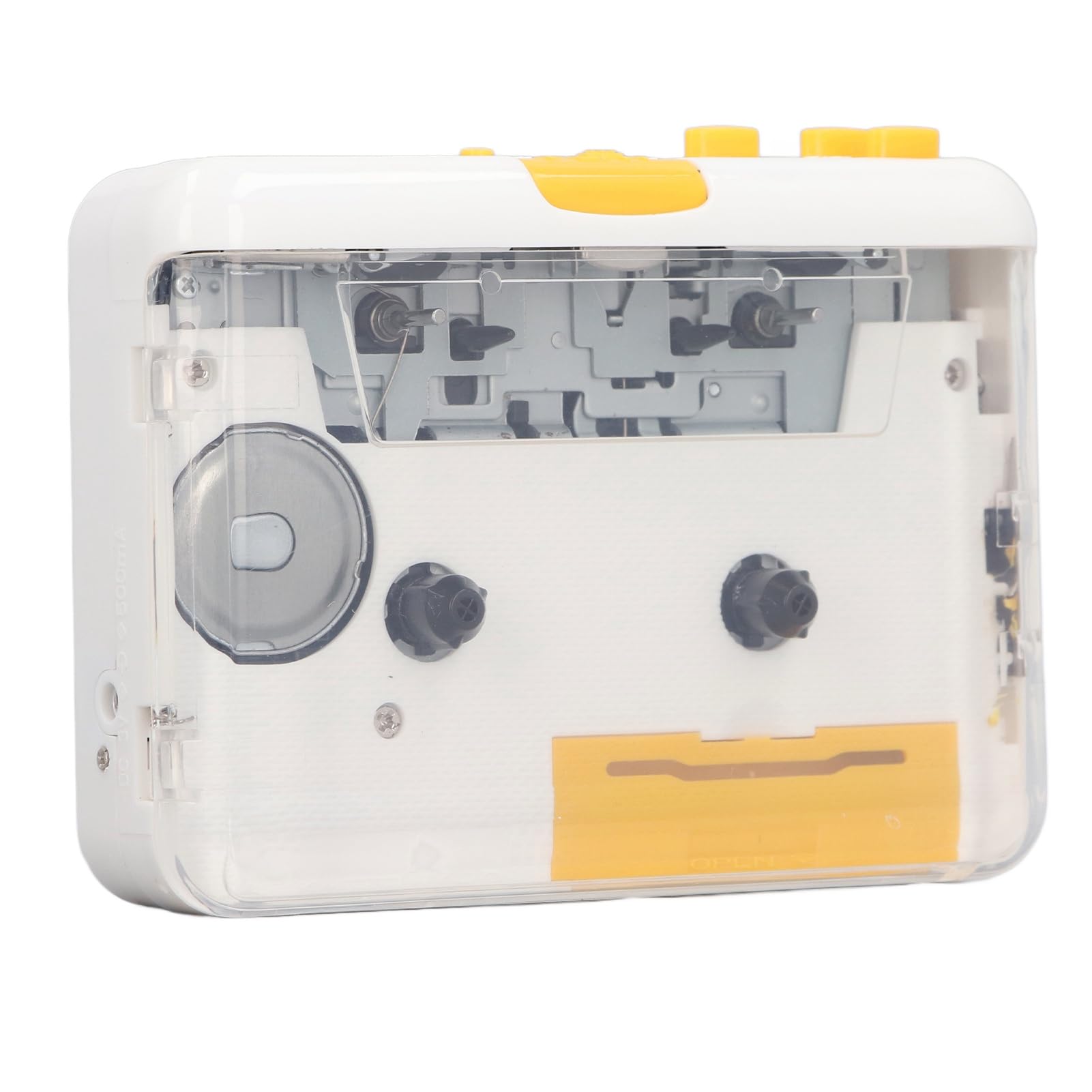 

Portable Cassette Player Audio Music Cassette to MP3 Digital Compact Tape Player with Detachable External USB Battery Powered Recorder, Converter,