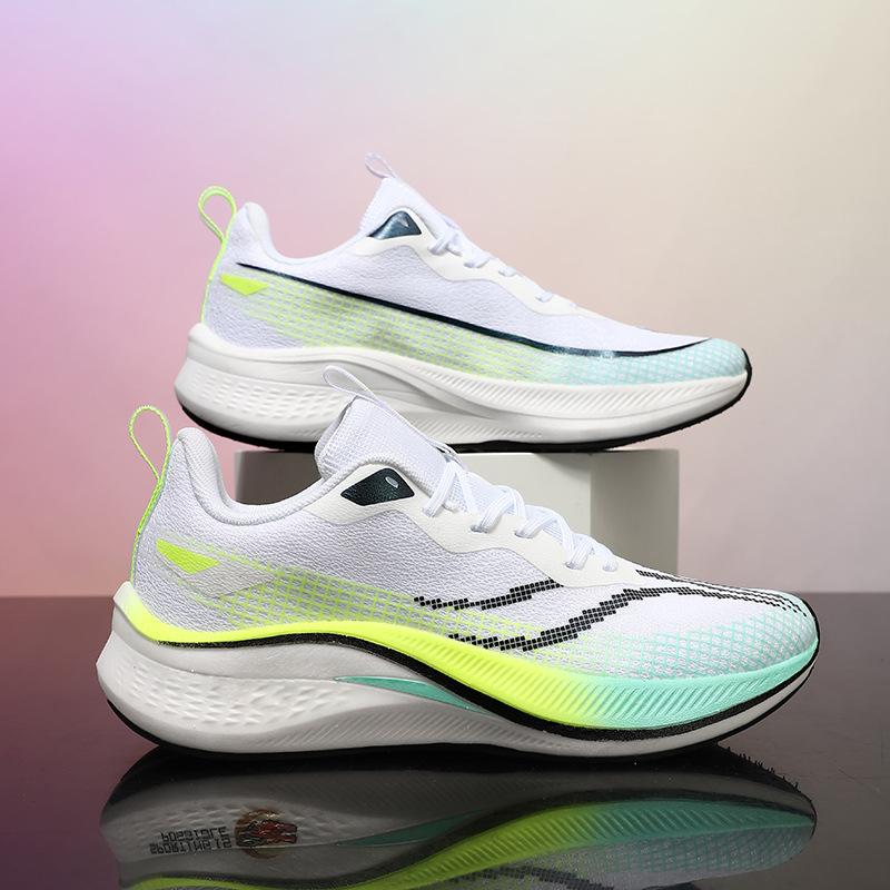 7PRO Running Shoes Men's Carbon Board Racing Shoes 6 Students Big Children Ultra-light Summer Breathable Sports Shoes Women