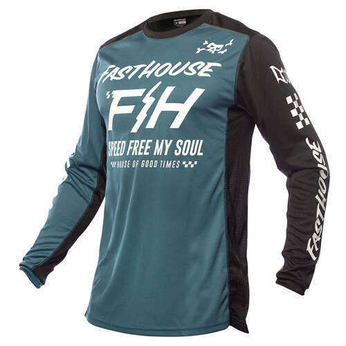 Fasthouse Men's Off-Road Motorcycle Downhill Suit Breathable Long Sleeve Mountain Bike Road Cycling Suit