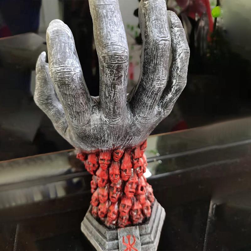 Berserk Hand Of God Resin Anime Figure Berserk Guts L Action Figure Black Swordsman Figurine Collectible Model Doll Toys