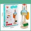 Children Cleaning Toy Set With Wooden Plastic Materials For Imaginative Play And Parent Child Interaction