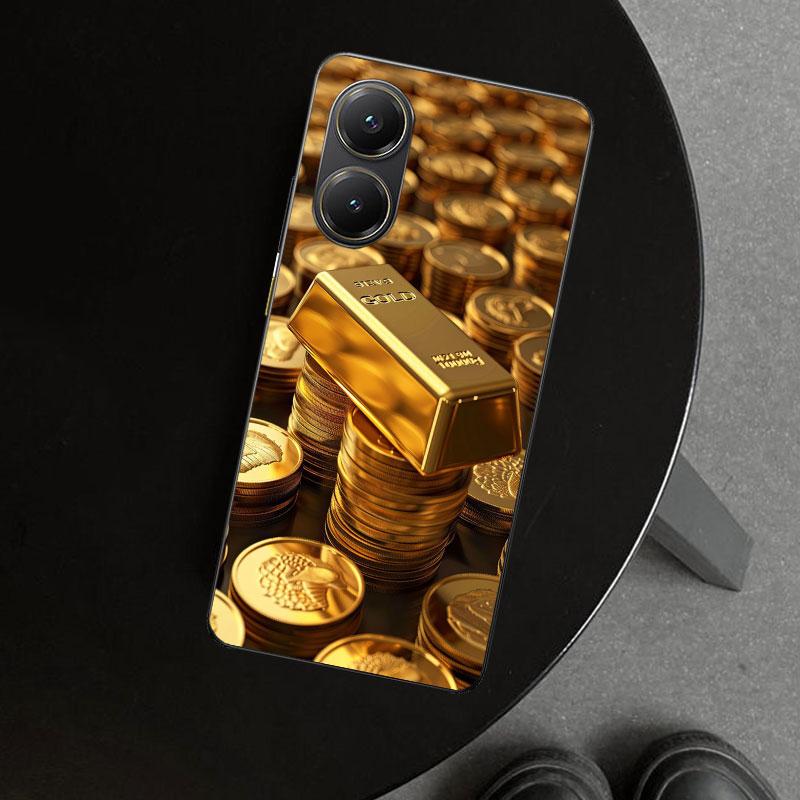 Fine Gold Pattern Printing Phone Case Cover for Xiaomi Poco X6 X5 X7 Pro F7 Ultra Redmi 15C 15 13C 13 12C 12 10C 10 10A 9C 9A 9T