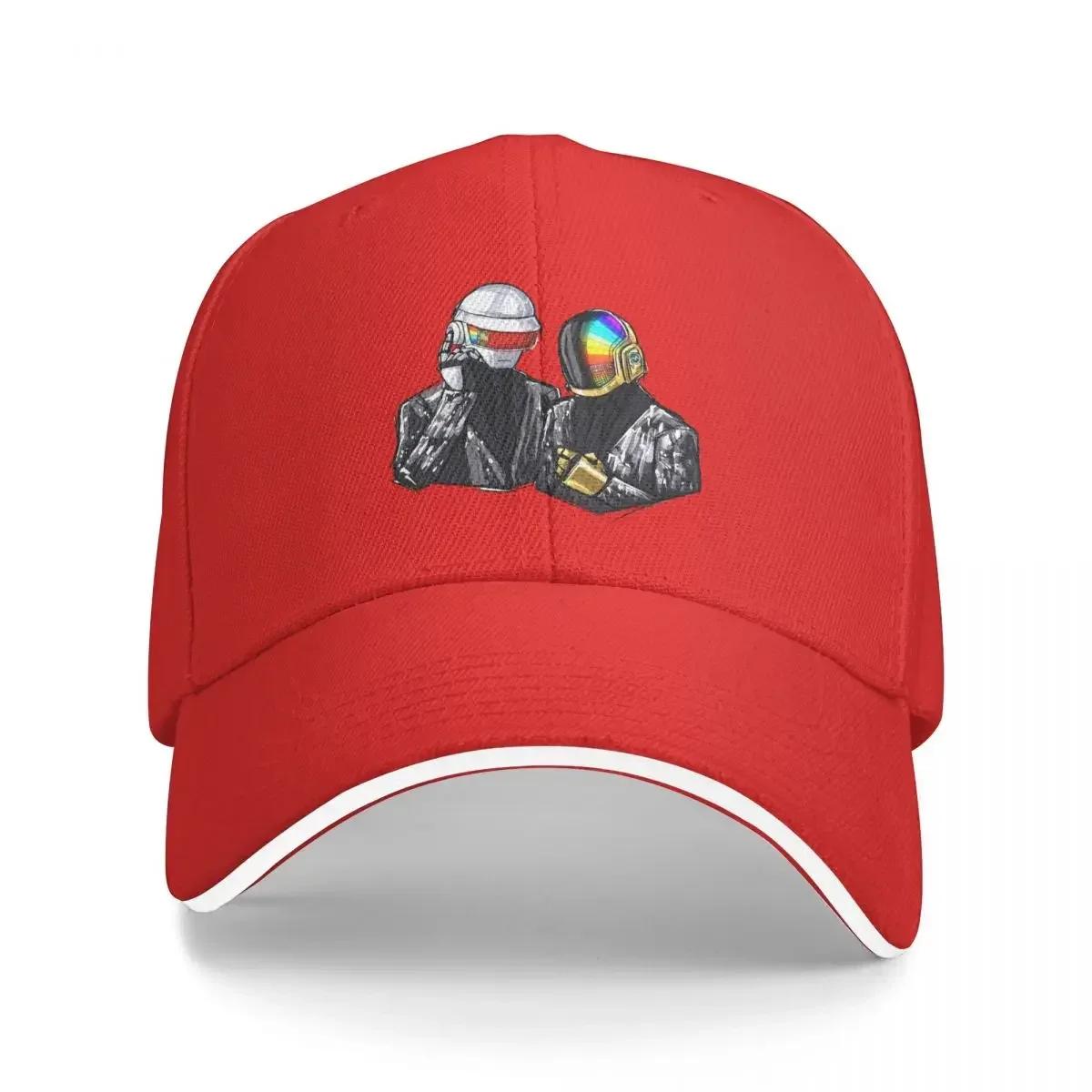 

Au Revoir Шлем Классический Daft Punk Электронная Музыкальная Группа Бейсболка Унисекс Кепки Женские Козырек Для улицы Кепки Snapback one size