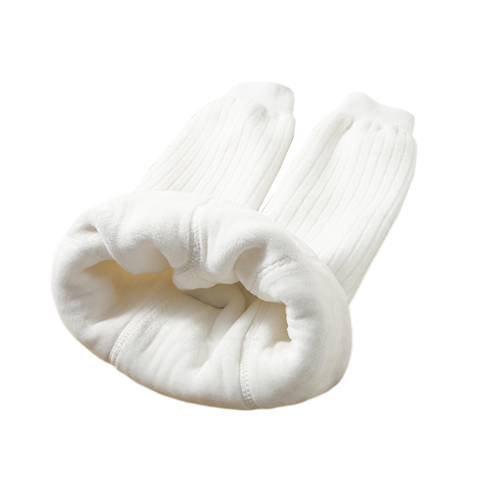 

Зимние штаны для мальчиков и девочек, теплые штаны, плотные штаны, леггинсы XL белый