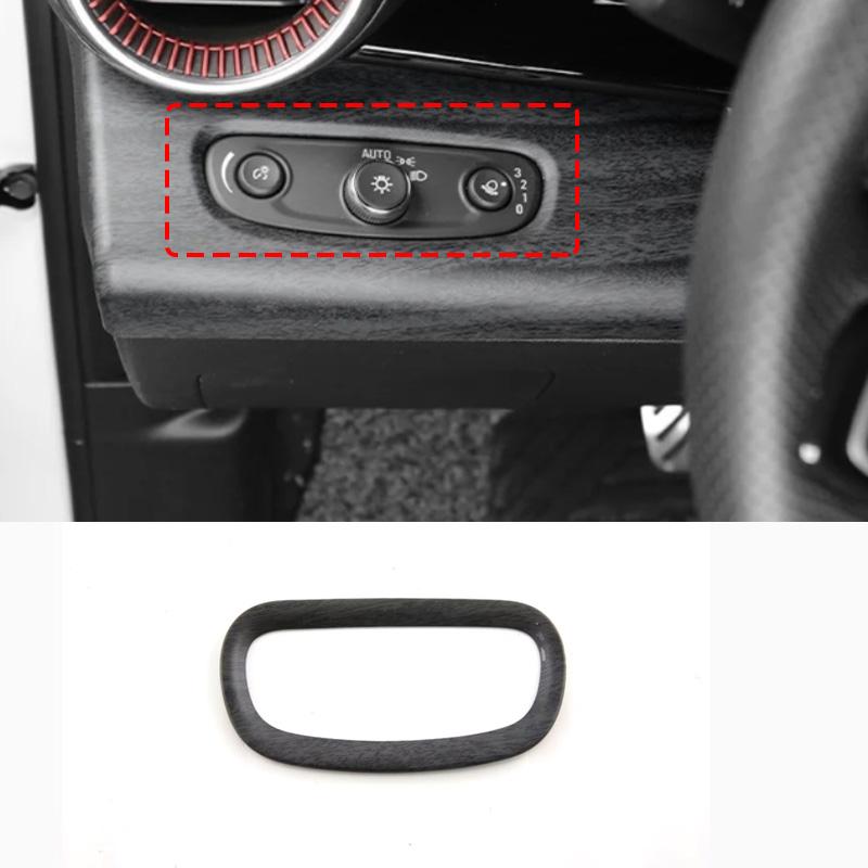For Chevrolet Trax 2024 Abs Peach Wood Interior 3d Air Condition Outlet Console Gear Shift Head Window Lift Trim Panel headlight switch A