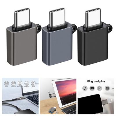 USB C auf USB 3.2 10Gbps Adapter USB C Stecker auf USB 3.2 Buchse Adapter OTG Adapter Verlängerungsstecker für Laptop