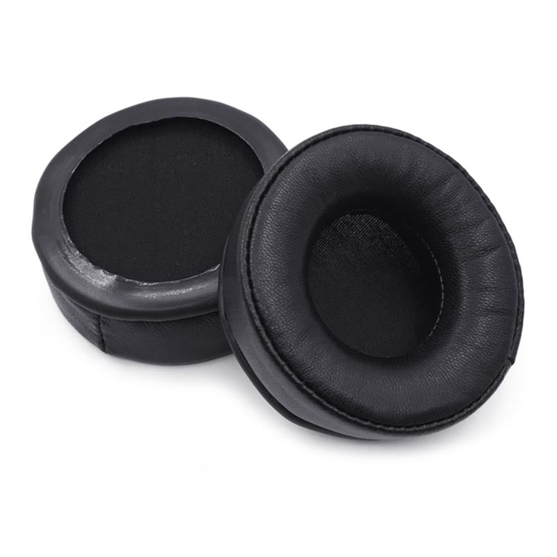 2pcs Sheepskin Leather Earpads Ear Cushion Replacement Ear Muffs Headphone Cushion 70mm -110mm