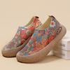New Breathable Fly-Woven Painted Women'S Shoes Are Light, Comfortable, Non-Slip And Wear-Resistant, One-Pedal Printed Women'S Shoes, Daily Leisure