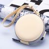 Round Folding Glasses Case Zipper Foldable Sunglasses Storage Case Eyewear Case   Travel