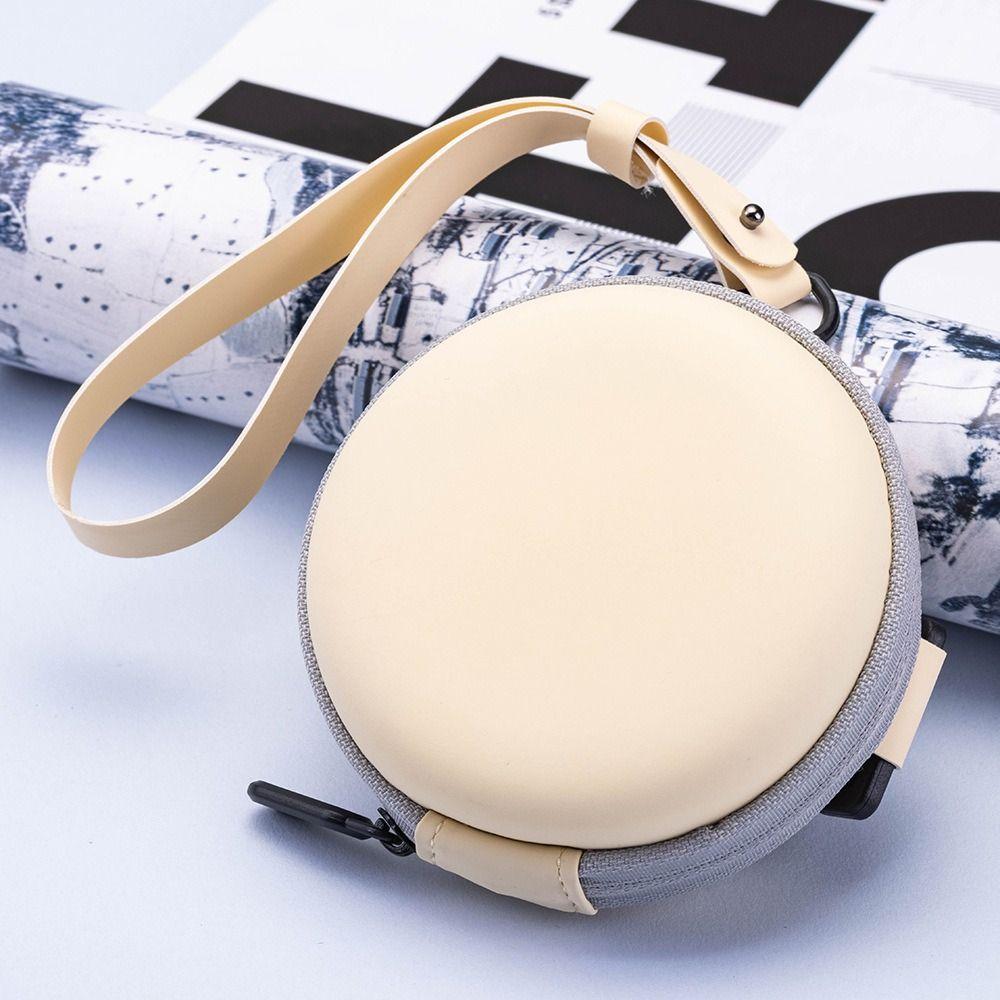 Round Folding Glasses Case Zipper Foldable Sunglasses Storage Case Eyewear Case   Travel