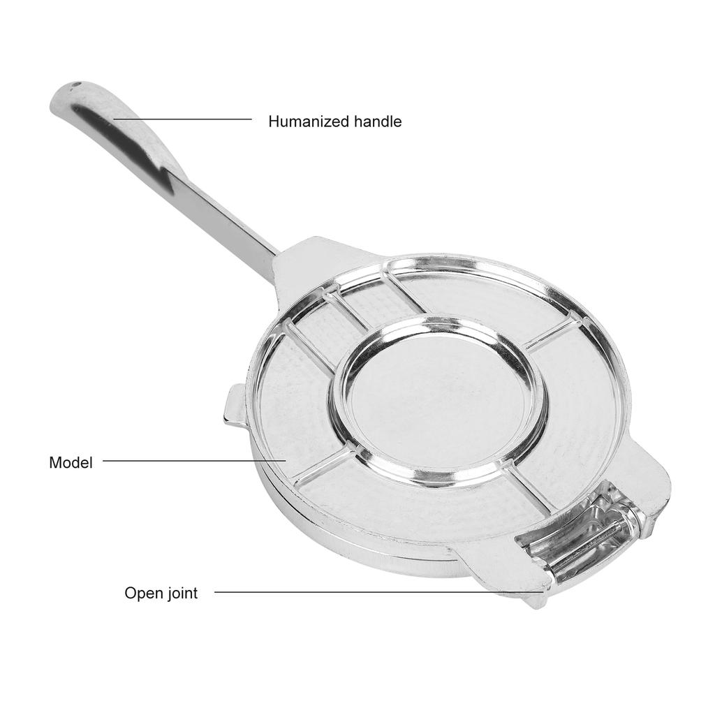 Presă Tortilla DIY Aluat Aluat Pliabilă Aliaj Aluminiu Instrument de Presare Patiserie Ustensile Bucătărie Instrument Copt