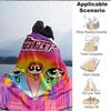 1pc Powerpuff Girls Blanket Lightweight Flannel Throw For Sofa, Bed, Travel, Camping, Livingroom, Office, Couch, Chair, And Bed