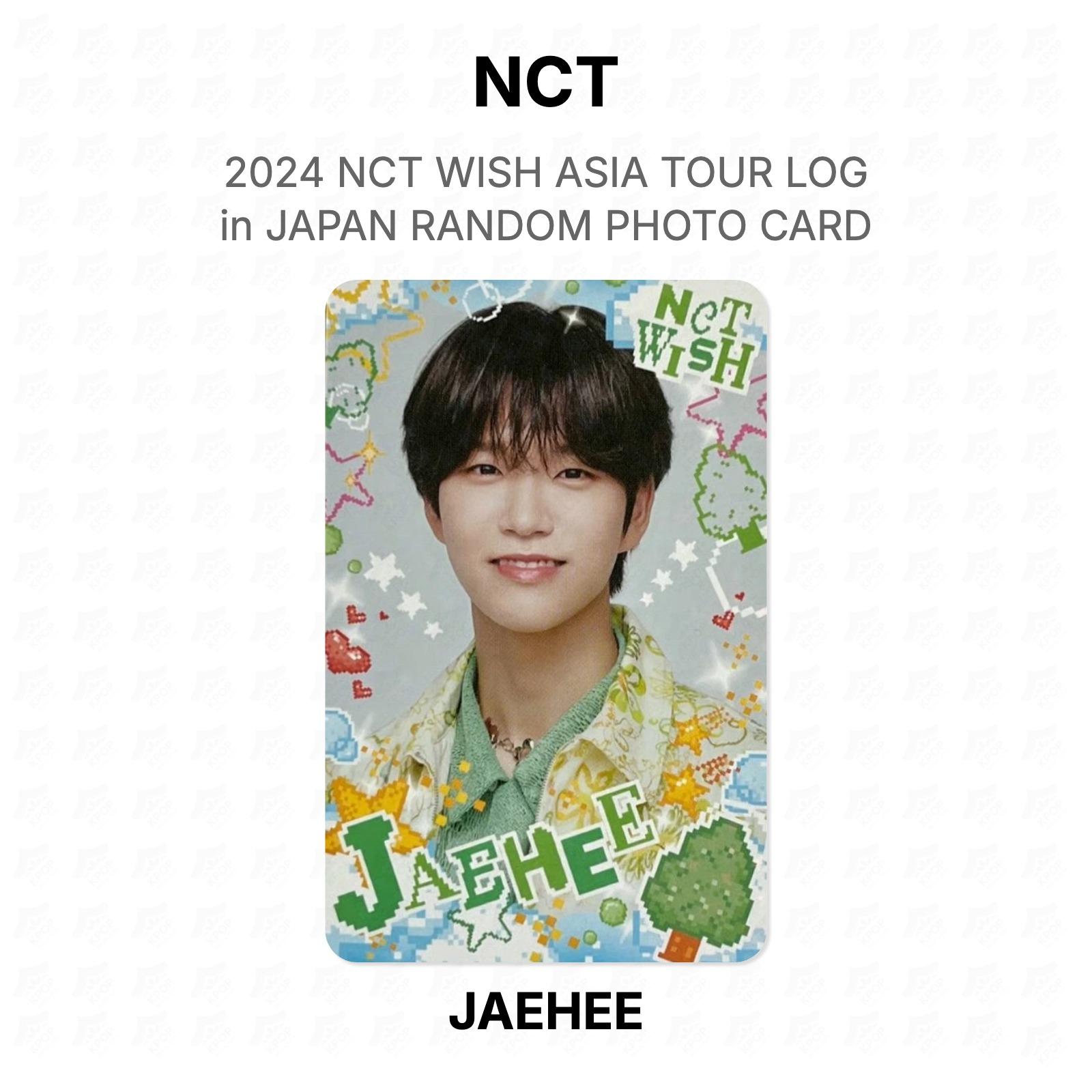 NCT 2024 NCT WISH ASIA TOUR LOG in JAPAN RANDOM PHOTO CARD Official Photocard JAEHEE