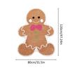 Gingerbread Kitchen Rugs Christmas Doormat Floor Mat With Gingerbread Man Non-Slip Bath Mats Doormats For Hallway Home Decor