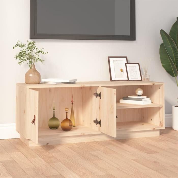 VidaXL TV Cabinet 105x34x40 Cm Solid Pine Wood 818220