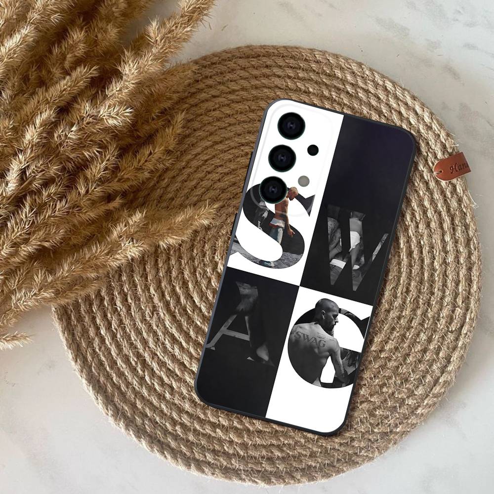 Swag J-Justin B-Bieber Pouzdro na telefon Pro Samsung S25,S24,S21,S22,S23,S30,Ultra,S20,Plus,Fe,Lite,Note,10,9,5G Černý kryt