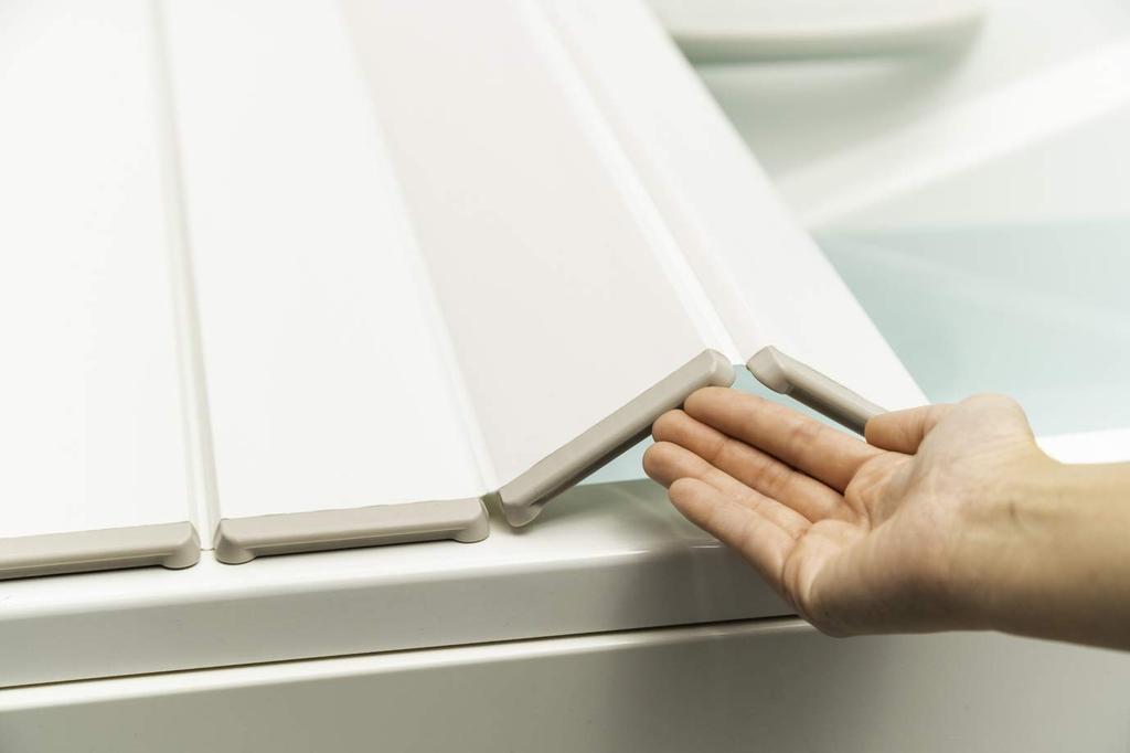 Topre Corporation Folding Bath 75 X 159 L16 Lid, Lakness, Cm, Ivory,