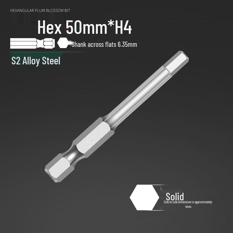 Alloy Steel Magnetic Hexagon Electric & Air Screwdriver Bit Set