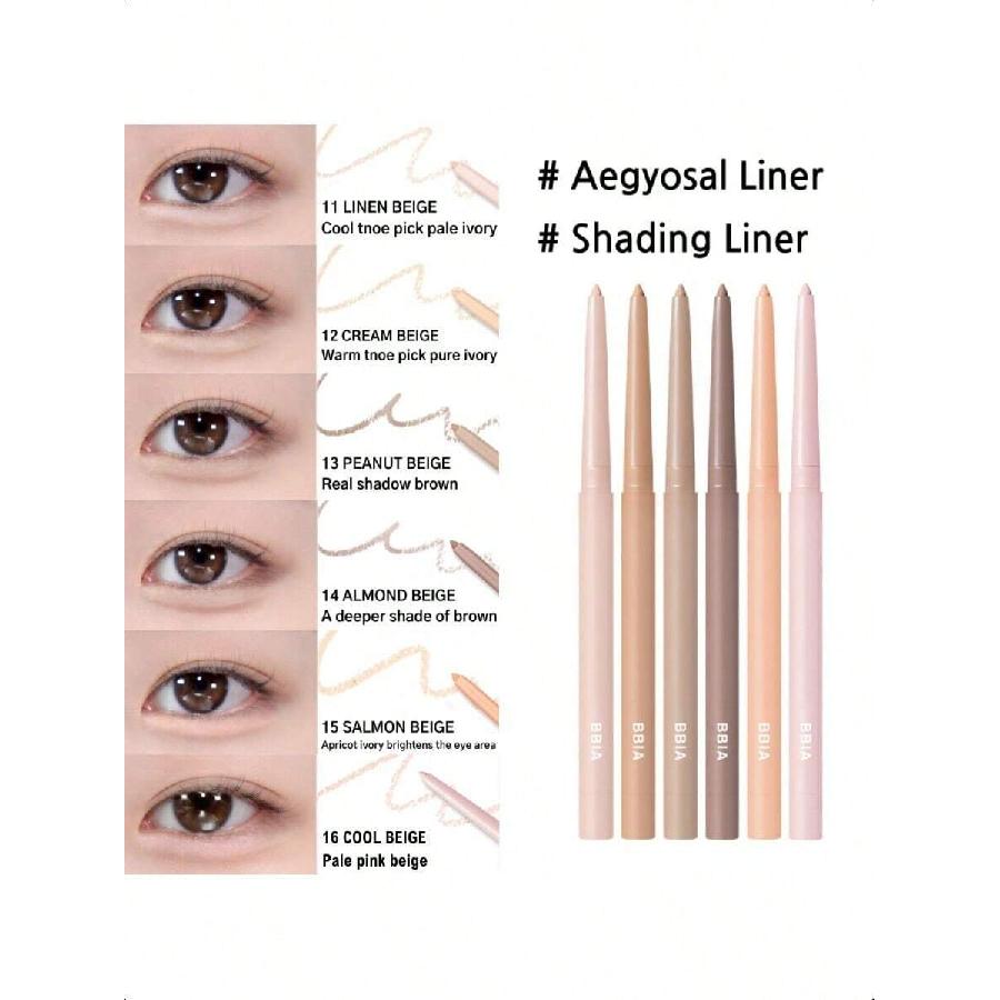 Bbia Last Auto Gel Eyeliner Långvarig Vattentät Gel Formula Med E-vitamin 0,3g Precisionsvridbar Spets För Vassa Linjer & Rökiga Ögon