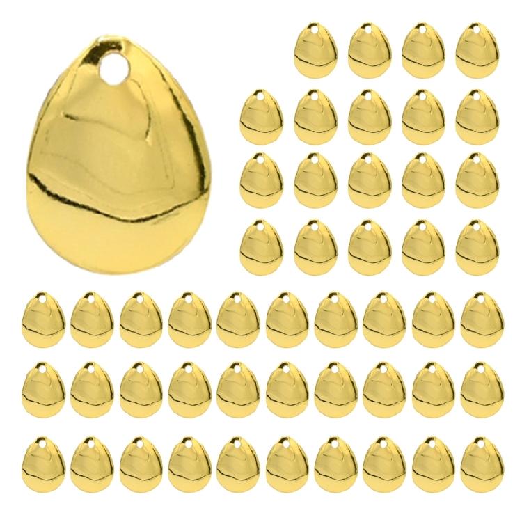 50Pcs Spinner Metal Lures for Fishing Saltwater Baits Spinner Lures