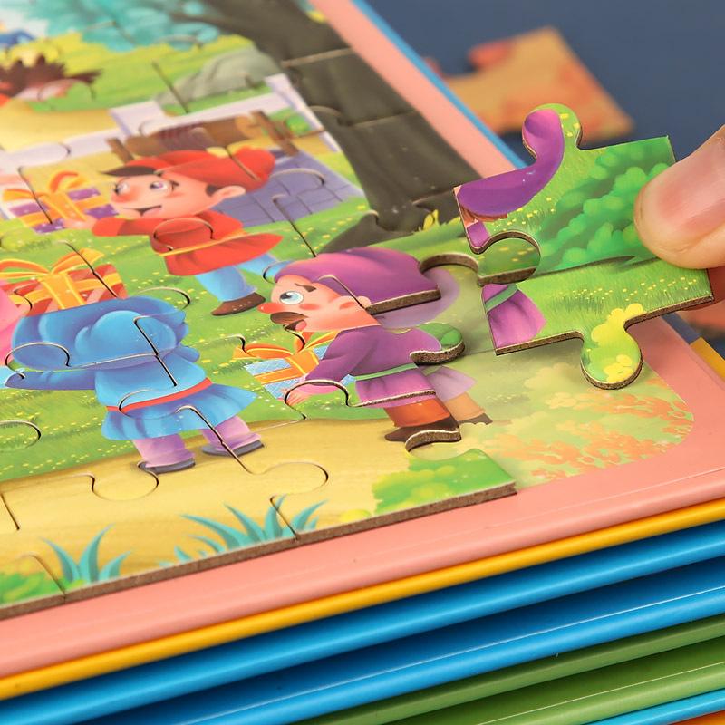 Children'S Magnetic Advanced Puzzle 3-6 Year Old Baby Kindergarten Early Education Enlightenment Cartoon Magnetic Educational Toys