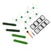 24Pcs Set Vacuum Cleaner Replacement Parts Accessories Fit for I3 Series 3 Pairs Roller Brush 8 Filters 8 Side Brushes