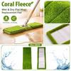 Microfiber Flat Mop Replacement Pads for Wet and Dry Cleaning Suitable for Various Floor Types Durable and Reusable Mop Cloths with Secure Attachment