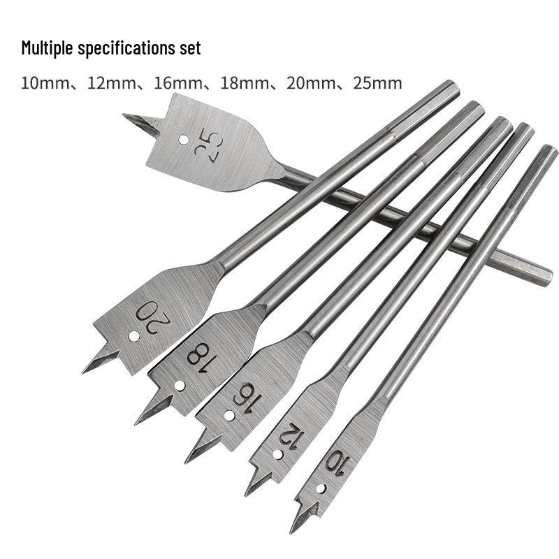 Hex Handle Flat Drill Bit Set for Woodworking