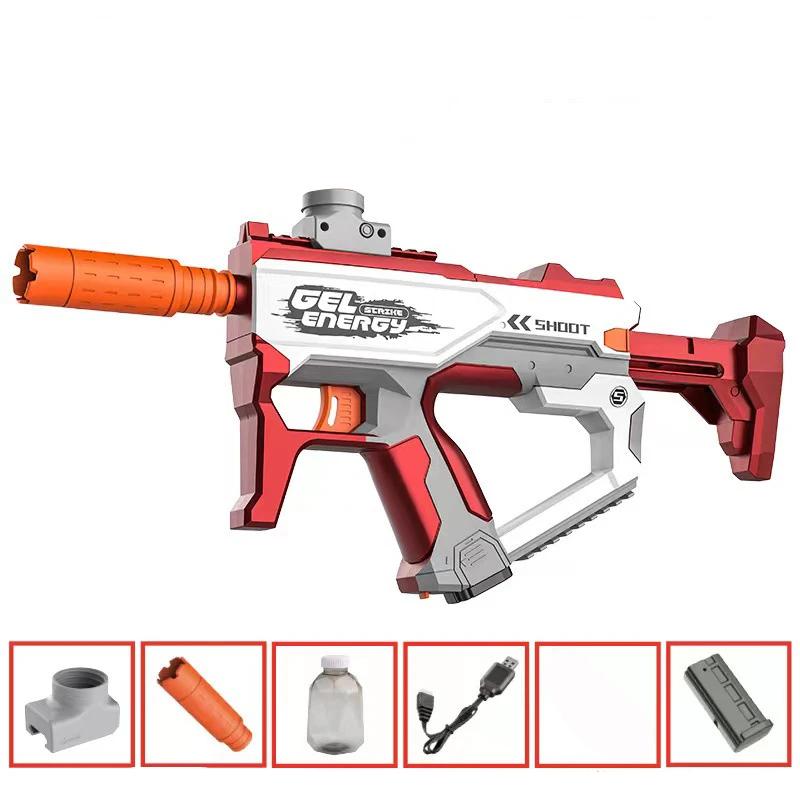 Automatic Electric Space Gun Toy Launcher Water Polo Pistol Automatic Space Outdoor Shooting Game Gun