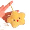 Charming Clover Cat Plush Keychain - Heart-Shaped Doll Bag Charm, Cute Gift